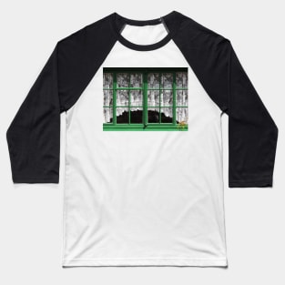 Green Window Baseball T-Shirt